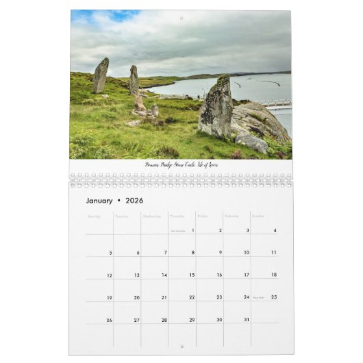 Stone Circles of Northwest Scotland Kalender (Jan 2026)
