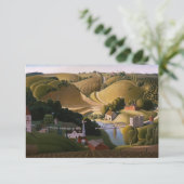 Stone City van Grant Wood Bedankkaart (Staand voorkant)