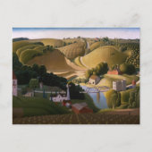 Stone City van Grant Wood Feestdagenkaart (Voorkant)