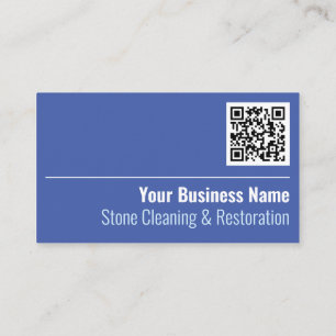 Stone Cleaning & Restoration QR Code Visitekaartje