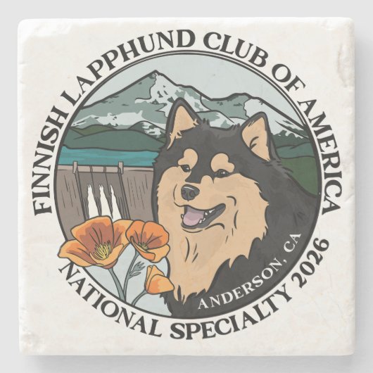 Stone Coaster Color Stenen Onderzetter (Voorkant)