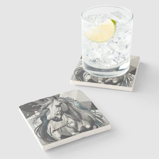 Stone Coaster/Marble Stenen Onderzetter (Zijkant)