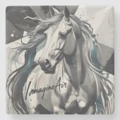 Stone Coaster/Marble Stenen Onderzetter (Voorkant)