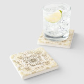 Stone Coaster style design Stenen Onderzetter (Zijkant)