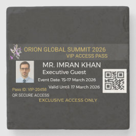 Stone Coasters | Marble | Photo | Monogram Stenen Onderzetter