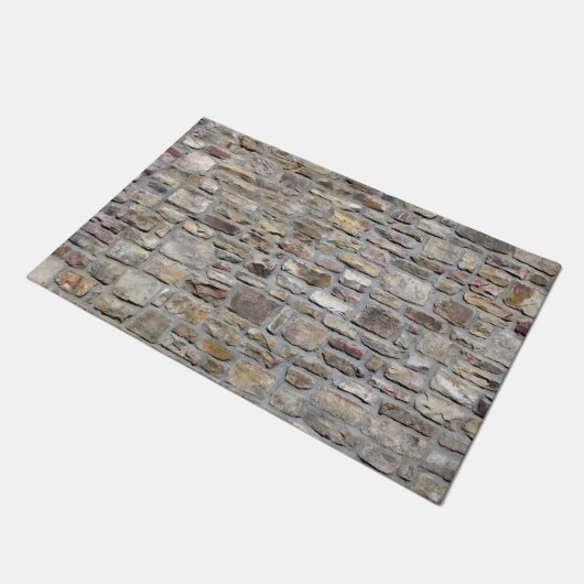 Stone Cobblestone Pattern Deurmat (Schuin)