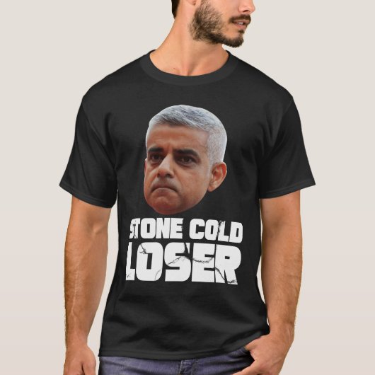Stone Cold Loser TShirt Donald Trump vs Sadiq Khan (Voorkant)