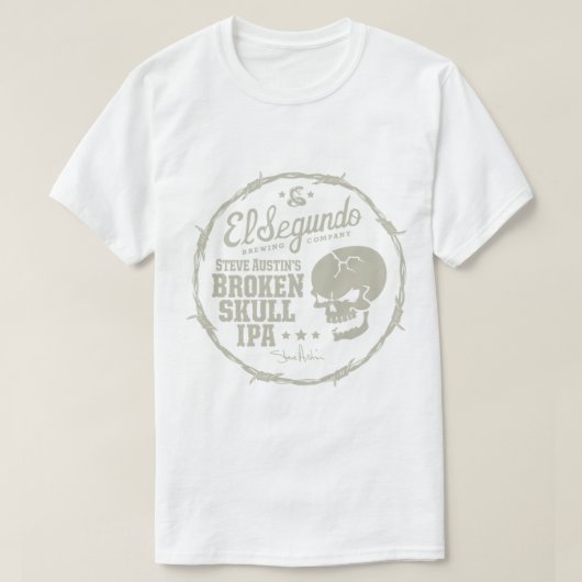 Stone cold Steve Austin Merch Broken Skull Ipa T-shirt (Design voorkant)