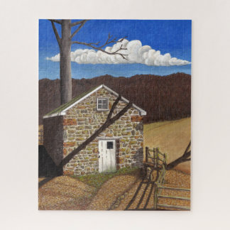Stone Colonial Spring House Legpuzzel
