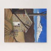 Stone Colonial Spring House Legpuzzel (Horizontaal)