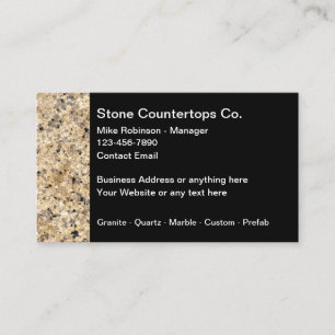 Stone Countertops Visitekaartje