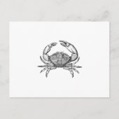 Stone Crab Logo (lijnkunst) Briefkaart (Voorkant)
