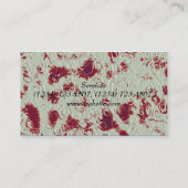 Stone crèmeplank visitekaartje (Achterkant)