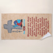 Stone Cross Cuz You Matter Psalm 32 1 Strandlaken (Voorkant)