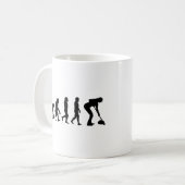 Stone Curling Winter Ice Sport Curler Funny Koffiemok (Voorkant links)