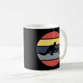 Stone Curling Winter Sport Curler Retro  Koffiemok (Voorkant rechts)