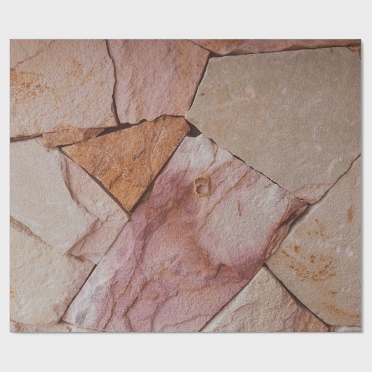 Stone Design Wrapping Paper Cadeaupapier (Vlak)