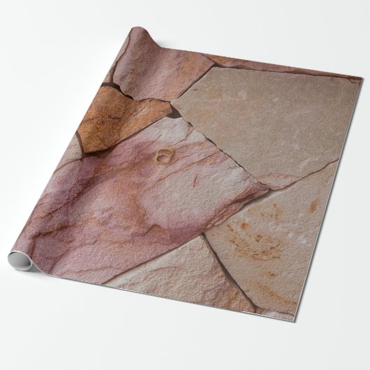 Stone Design Wrapping Paper Cadeaupapier (Uitgerold)