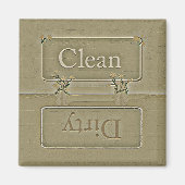 Stone Dirty Clean Dishwasmachine Magnet (Voorkant)