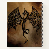 Stone Dragon Tribal Notitieboek (Achterkant)