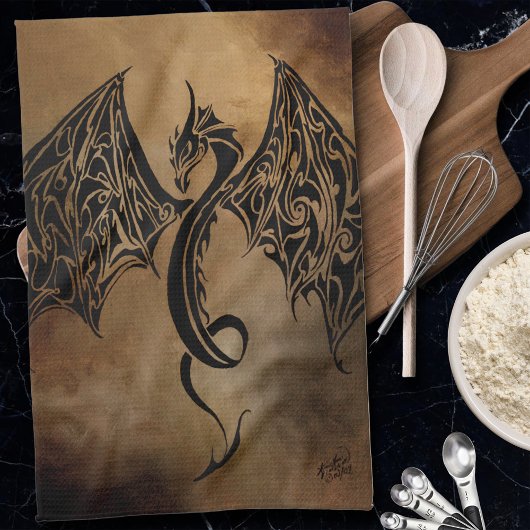 Stone Dragon Tribal Theedoek