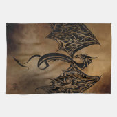 Stone Dragon Tribal Theedoek (Horizontaal)