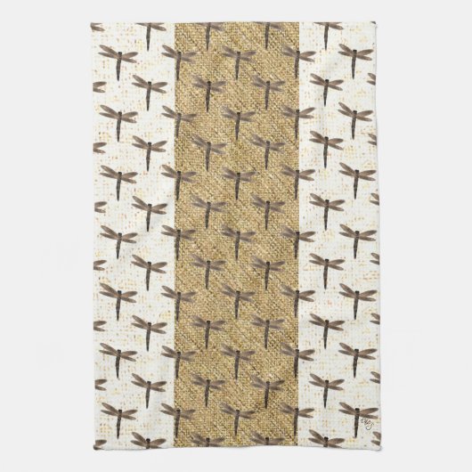 Stone Dragonfly Kitchen Towels Theedoek (Verticaal)