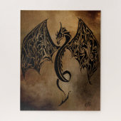 Stone dragons Tribal Legpuzzel (Verticaal)