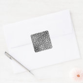 Stone en kiezelstenen textuur vierkante Sticker (Envelop)