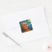 Stone Face Sterrennacht Sticker (Envelop)