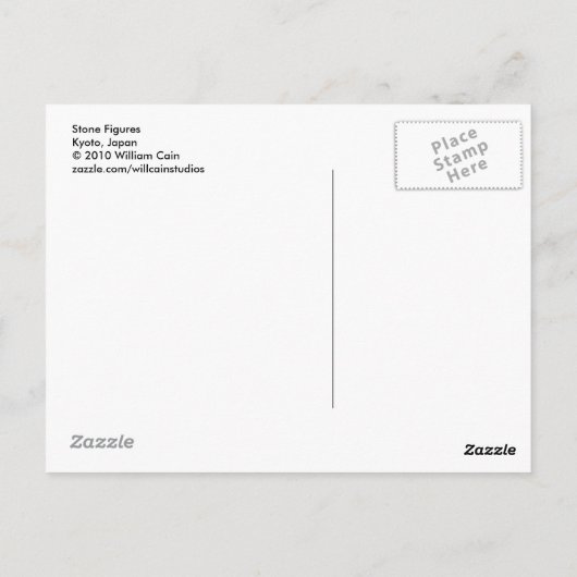 Stone Figures Briefkaart (Achterkant)