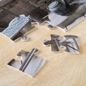 Stone Fireplace in 19e eeuw Home Legpuzzel (Zijkant)