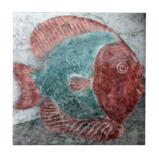Stone Fish Tile Tegeltje