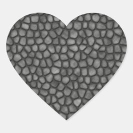 Stone Floor Hart Sticker