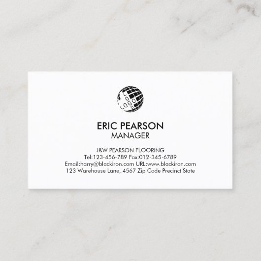 Stone Flooring Construction Visitekaartje (Achterkant)