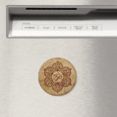 Stone Floral Aum Design Magneet (Insitu (Vaatwasser))