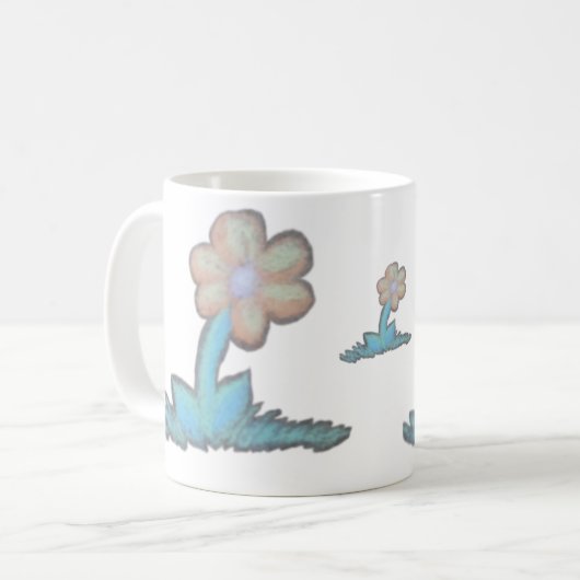 Stone Flower Love Koffiemok (Voorkant links)