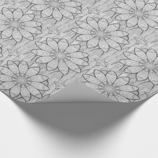Stone Flowers Cadeaupapier (Hoek)