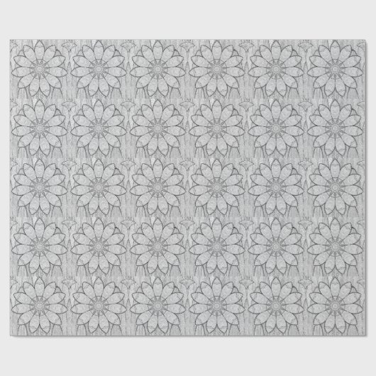 Stone Flowers Cadeaupapier (Vlak)