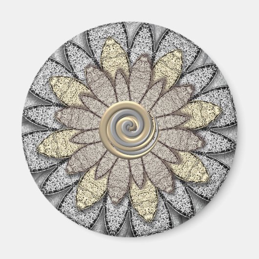Stone Flowers Magneet (Voorkant)