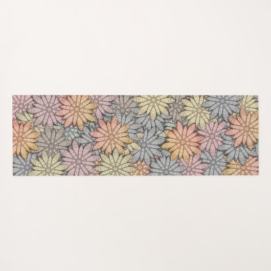 Stone Flowers Yogamat (Achterkant (horizontaal))