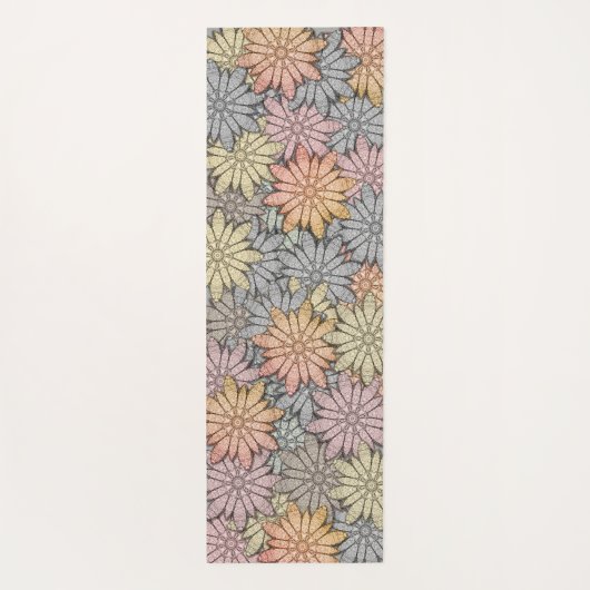 Stone Flowers Yogamat (Achterkant)