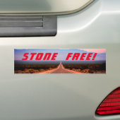 Stone free sticker foto Death Valley California (Op auto)