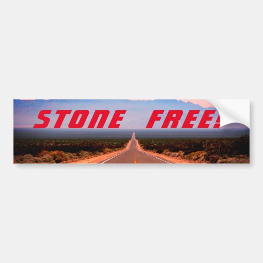 Stone free sticker foto Death Valley California (Voorkant)