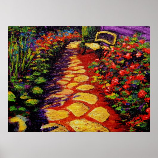 Stone Garden Pathway Poster (Voorkant)
