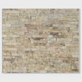 Stone geometrisch patroon cadeaupapier (Vlak)