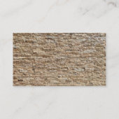 Stone geometrisch patroon visitekaartje (Achterkant)