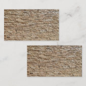 Stone geometrisch patroon visitekaartje (Voorkant / Achterkant)