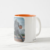 Stone Golem Basketbalspeler Fantasy Coffee Mok (Voorkant rechts)