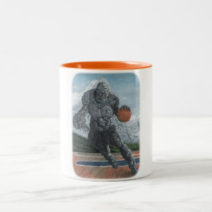 Stone Golem Basketbalspeler Fantasy Coffee Mok